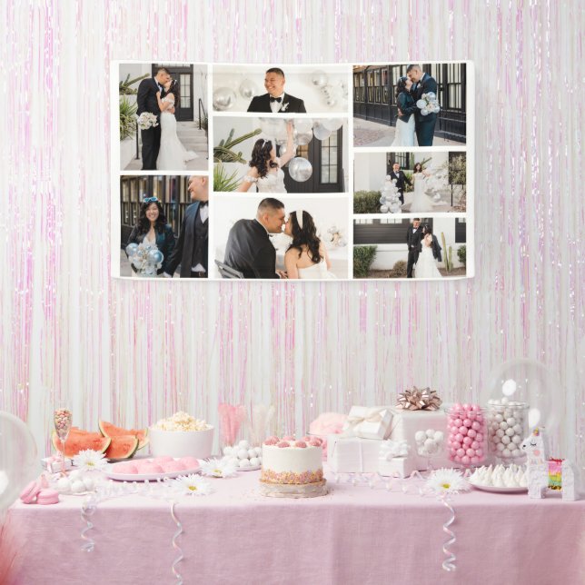Erstellen Sie Ihre eigene 8 FotoCollage Banner (Party)