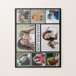 Erstellen Sie Ihre eigene 8 FotoCollage Beste Mama Puzzle