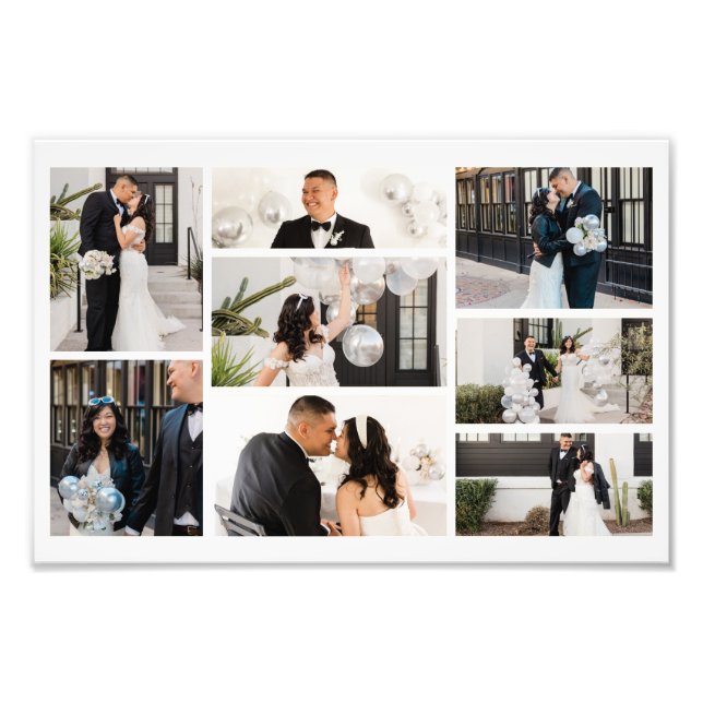 Erstellen Sie Ihre eigene 8 FotoCollage Fotodruck (Vorne)