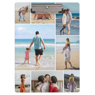 Erstellen Sie Ihre eigene 8 FotoCollage Klemmbrett
