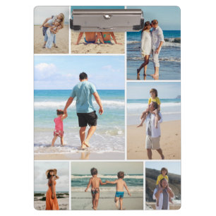 Erstellen Sie Ihre eigene 8 FotoCollage Klemmbrett