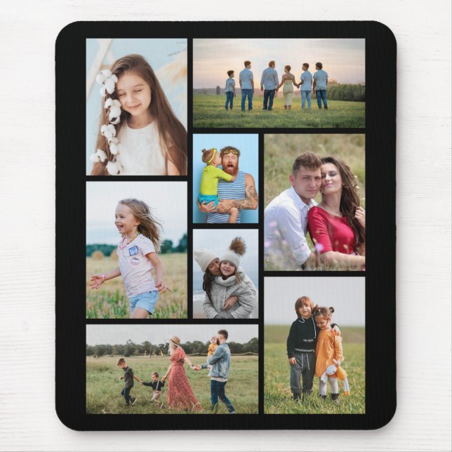 Erstellen Sie Ihre eigene 8 FotoCollage Mousepad (Vorne)