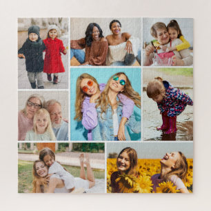 Erstellen Sie Ihre eigene 8 FotoCollage Puzzle