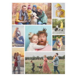 Erstellen Sie Ihre eigene 8 FotoCollage Tischdecke