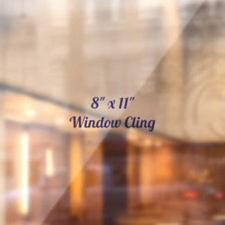Erstellen Sie Ihre eigene 8" x 11" individuell zug Fensteraufkleber