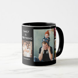 Erstellen Sie Ihre eigene 9-Familie Foto Collage B Tasse