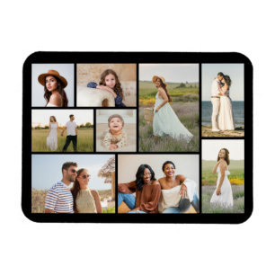 Erstellen Sie Ihre eigene 9-Foto-Collage Magnet