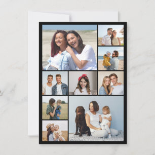 Erstellen Sie Ihre eigene 9-Foto-Collage Mitteilungskarte