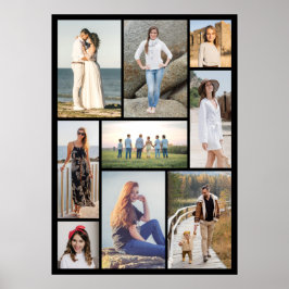 Erstellen Sie Ihre eigene 9-Foto-Collage Poster