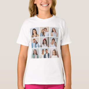 Erstellen Sie Ihre eigene 9-Foto-Collage T-Shirt