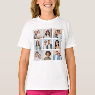 Erstellen Sie Ihre eigene 9-Foto-Collage T-Shirt