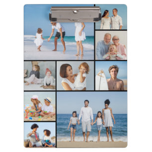 Erstellen Sie Ihre eigene 9 FotoCollage Klemmbrett