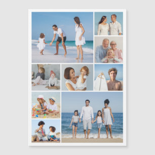 Erstellen Sie Ihre eigene 9 FotoCollage Magnetkarte