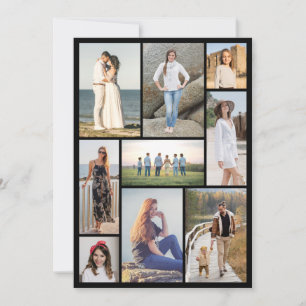 Erstellen Sie Ihre eigene 9 FotoCollage Mitteilungskarte