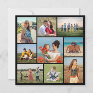 Erstellen Sie Ihre eigene 9 FotoCollage Mitteilungskarte