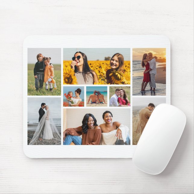 Erstellen Sie Ihre eigene 9 FotoCollage Mousepad (Mit Mouse)