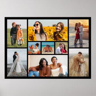 Erstellen Sie Ihre eigene 9 FotoCollage Poster