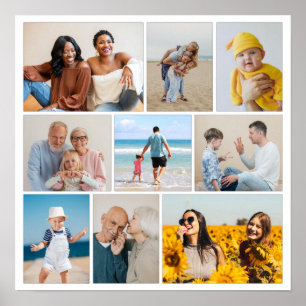 Erstellen Sie Ihre eigene 9 FotoCollage Poster