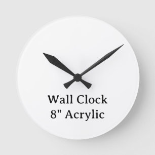 Erstellen Sie Ihre eigene Acryl-Wanduhr Runde Wanduhr