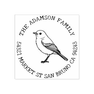 Erstellen Sie Ihre eigene amerikanische Robin Name Gummistempel