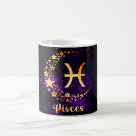 Erstellen Sie Ihre eigene Astrologie Zodiac Fisces Verwandlungstasse