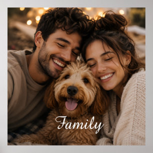 Erstellen Sie Ihre eigene benutzerdefinierte Famil Poster