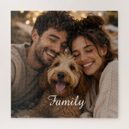 Erstellen Sie Ihre eigene benutzerdefinierte Famil Puzzle