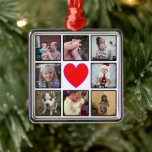 Erstellen Sie Ihre eigene benutzerdefinierte FotoC Ornament Aus Metall<br><div class="desc">Erstellen Sie Ihre eigene personalisierte 8-Foto-Collage Dekoration mit Ihren individuellen Bildern. Fügen Sie Ihren Favoriten, Designs, Fotos oder Kunstwerke, um etwas ganz Einzigartiges zu schaffen. Um diese Designvorlage zu bearbeiten, laden Sie einfach Ihr eigenes Bild wie oben gezeigt hoch. Sie können die Bildränder und das Herz der Liebe entfernen, wenn...</div>