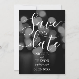 Erstellen Sie Ihre eigene benutzerdefinierte Grau- Save The Date