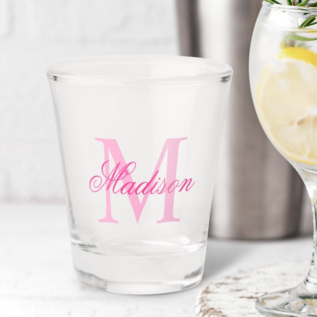 Erstellen Sie Ihre eigene benutzerdefinierte Monog Schnapsglas (Von Creator hochgeladen)