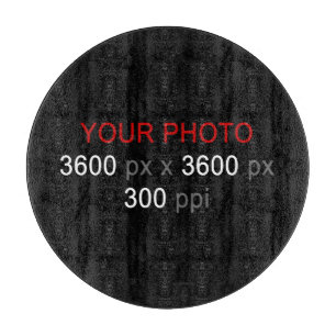 Erstellen Sie Ihre eigene benutzerdefinierte Runde Schneidebrett