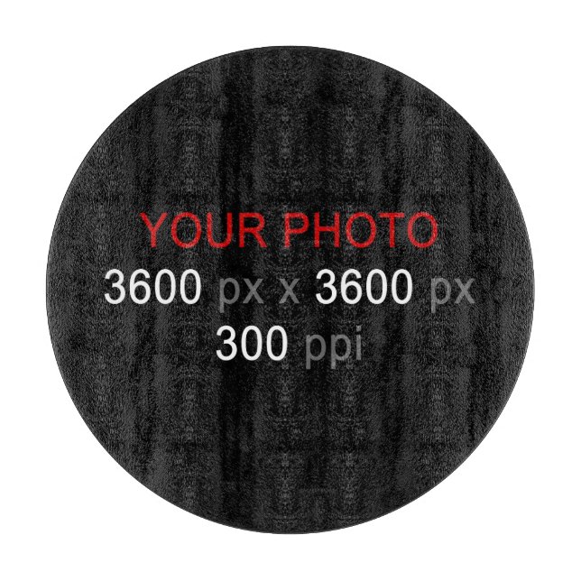 Erstellen Sie Ihre eigene benutzerdefinierte Runde Schneidebrett (Vorderseite)