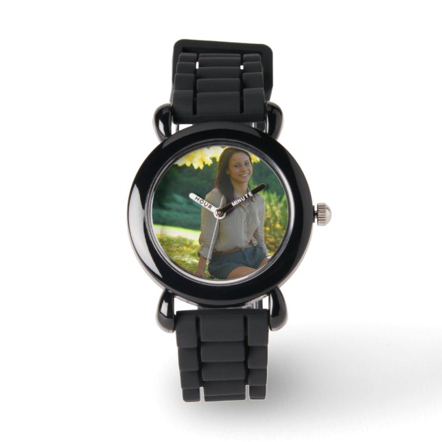 Erstellen Sie Ihre eigene benutzerdefinierte Silve Armbanduhr (Vorderseite)