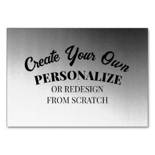 Erstellen Sie Ihre eigene, benutzerdefinierte Tischnummer