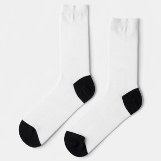 Erstellen Sie Ihre eigene benutzerdefinierte weiße Socken