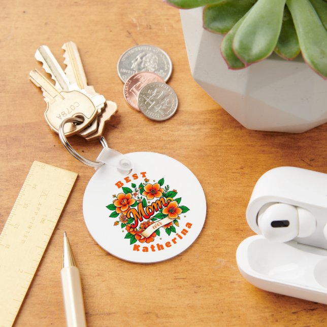 Erstellen Sie Ihre eigene beste Mama je Schlüsselanhänger (Schreibtisch)