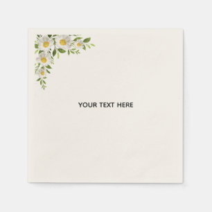 Erstellen Sie Ihre eigene Blumenborder Serviette