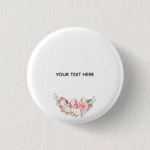 Erstellen Sie Ihre eigene Blumengestaltung Button