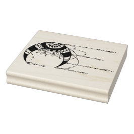 Erstellen Sie Ihre eigene Boho Moon-Silhouette Gummistempel