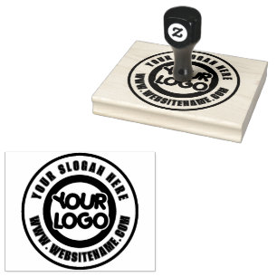 Erstellen Sie Ihre eigene Briefmarke aus Logo-Kaut Gummistempel