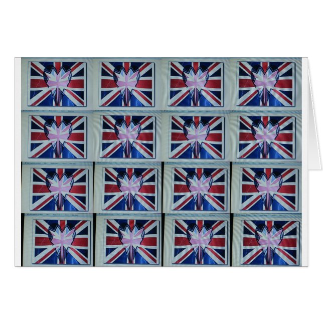Erstellen Sie Ihre eigene britische Flagge. (Vorderseite (Horizontal))