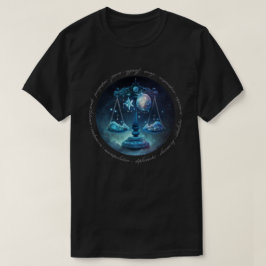Erstellen Sie Ihre eigene Celestial Libra Zodiac T-Shirt