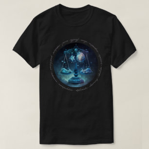 Erstellen Sie Ihre eigene Celestial Libra Zodiac T-Shirt