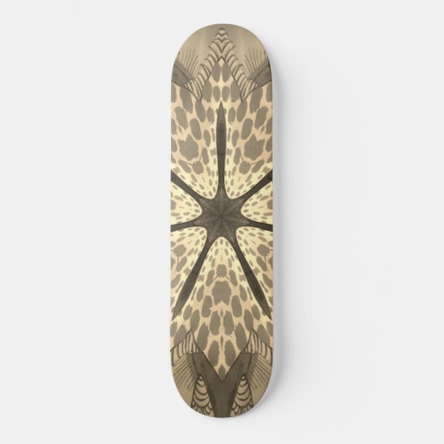 Erstellen Sie Ihre eigene Cheetah Safari Afrika Ti Skateboard (Vorderseite)