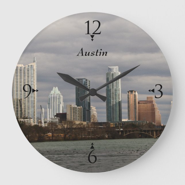 Erstellen Sie Ihre eigene City-Uhr Große Wanduhr (Vorderseite)