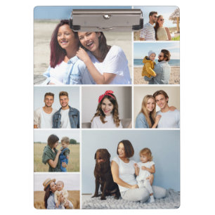 Erstellen Sie Ihre eigene Collage mit 9 Fotos Klemmbrett