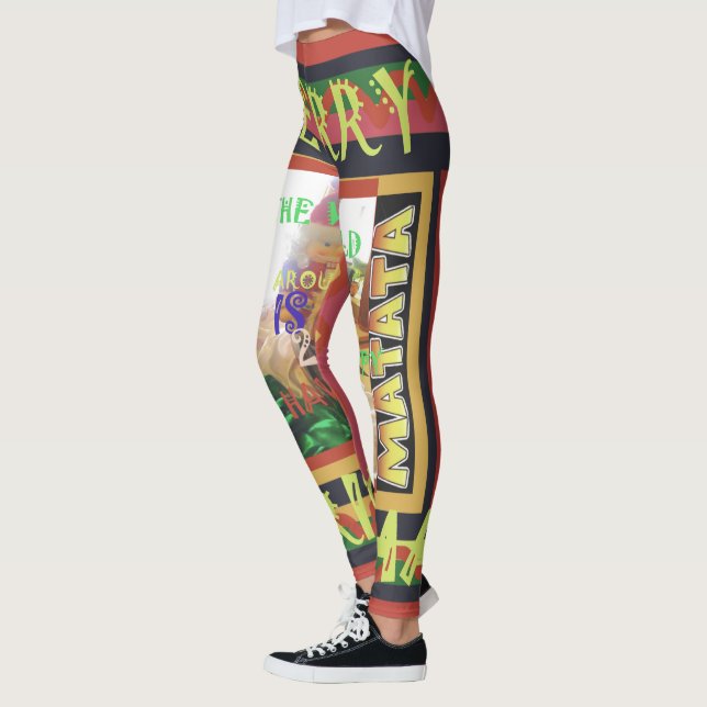 Erstellen Sie Ihre eigene Coole Hakuna Matata Froh Leggings (Links)
