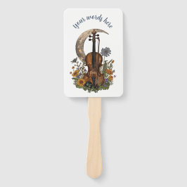 Erstellen Sie Ihre eigene Crescent Moon Serenade a Fächer