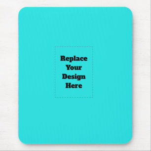 Erstellen Sie Ihre eigene Cyan Mousepad