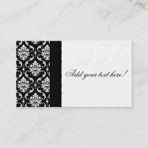 Erstellen Sie Ihre eigene Damast-Geschäftskarte Visitenkarte